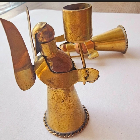 Gold Angel Candle Holders - Picture 4 of 5